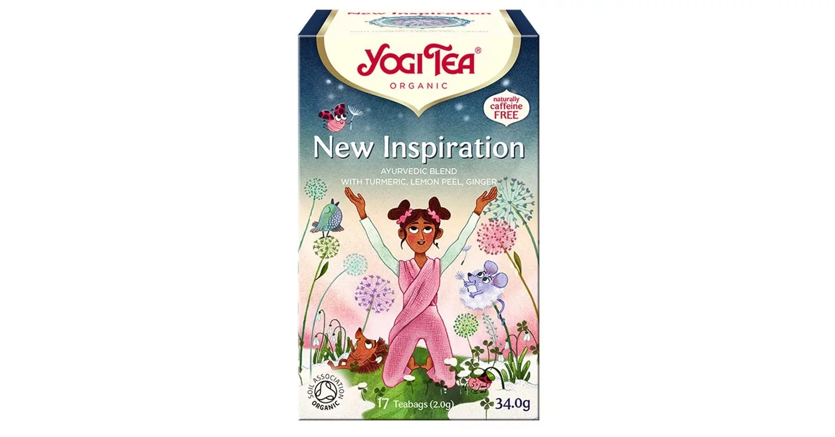 YOGI TEA BIO Új inspiráció tea 17x2 g – kurkuma, gyömbér, citrom