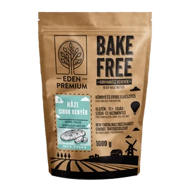 Eden Premium Bake-Free házi cirokkenyér lisztkeverék 1000 g – gluténmentes vegán kenyérliszt magyar termék