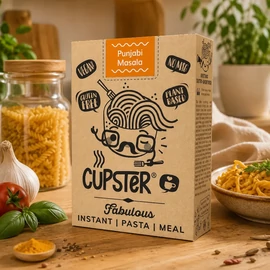 Cupster Punjabi Masala gluténmentes instant tészta 87 g-os doboz