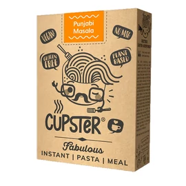 Cupster Punjabi Masala gluténmentes instant tészta 87 g-os doboz