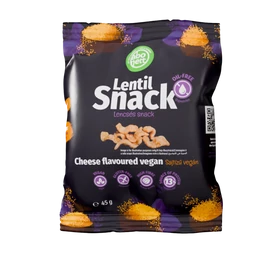 Abonett Lencsés Snack vegán sajtos 45 g-os csomag