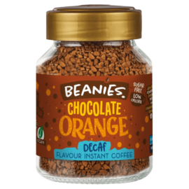 Beanies Narancsos- csokoládés ízű koffeinmentes instant kávé 50 g - Reform Nagyker