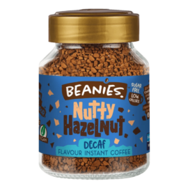 Beanies Koffeinmentes nutty hazelnut ízű instant kávé 50 g
