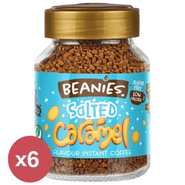 Beanies Sós-karamell instant kávé 6x50 g – 5+1 akciós csomag, cukormentes, vegán kávé