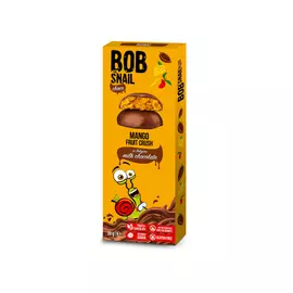 Bob Snail Gyümölcs snack tejcsokoládé mangó 30 g