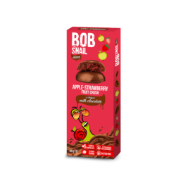 Bob Snail Gyümölcs snack tejcsokoládé alma-eper 30 g  - Reform Nagyker