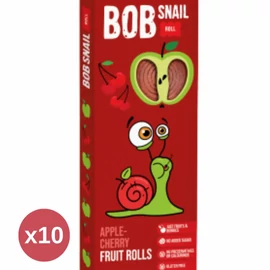Bob Snail Alma-meggy gyümölcstekercs 10X30 g