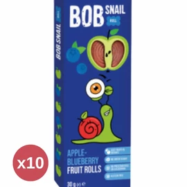 Bob Snail Alma-áfonya gyümölcstekercs 10X30 g