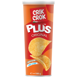 Crik Crok gluténmentes sós chips 100 g