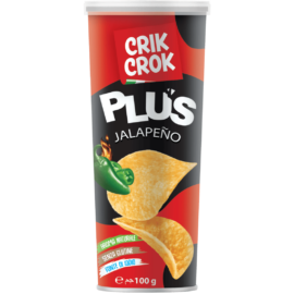 Crik Crok Gluténmentes jalapeno paprikás chips 100 g - Natur Reform