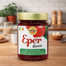 Dia-Wellness Eper lekvár csökkentett szénhidráttartalommal 380 g - Reform Nagyker