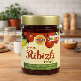 Dia-Wellness Pirosribizli lekvár csökkentett szénhidráttartalommal 380 g - Reform Nagyker