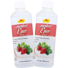 M-GEL Mentes eper ízű öntet édesítőszerrel DUO 2×500 g – gluténmentes, tejmentes, vegán gyümölcs desszert öntet csomag