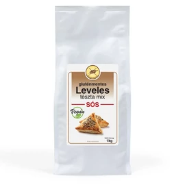 Gluténmentes Vegán Leveles tészta mix sós 1 kg cöliákiás croissant alap vegán lisztkeverék