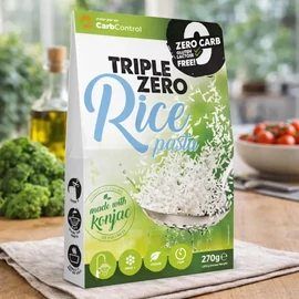Forpro Triple Zero rizs alakú konjac tészta 5x200 g alacsony kalóriás köret