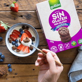 Gullón Choco chips - gluténmentes keksz csokoládé darabokkal 200 g  - Reform Nagyker
