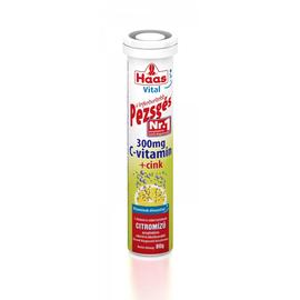 Haas 300 mg C-vitamin + cink pezsgőtabletta 80 g - Reform Nagyker