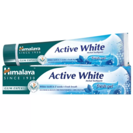 Himalaya Active White fogfehérítő és frissítő gyógynövényes fogkrémgél 75 ml – Reform Nagyker