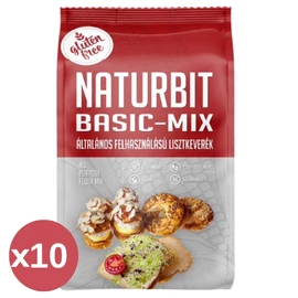 NATURBIT Basic-mix gluténmentes lisztkeverék kínáló 10×750 g csomagolás