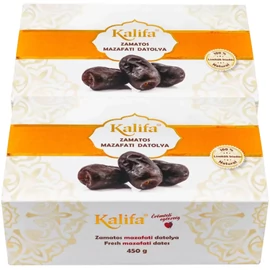 Kalifa Mazafati datolya DUO 2x450 g – prémium, lágy és krémes datolya