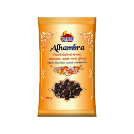 Kalifa Alhambra étcsokoládés vörös áfonya 60 g - Reform Nagyker