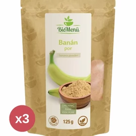 BioMenü BIO BANÁN por TRIO 3X125 g