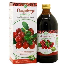 Mannavita Tőzegáfonya gyümölcslé 100%-os, 500 ml - Reform Nagyker