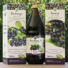 Mannavita Fekete Berkenye gyümölcslé 100%-os, 1000 ml