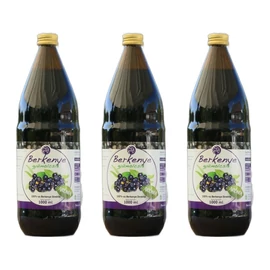 Mannavita Fekete Berkenye gyümölcslé 100%-os 3×1000 ml arónia csomag tartósítószermentes