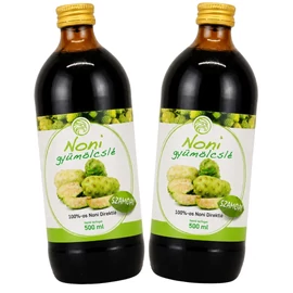Mannavita 100%-os noni gyümölcslé 2×500 ml-es csomag