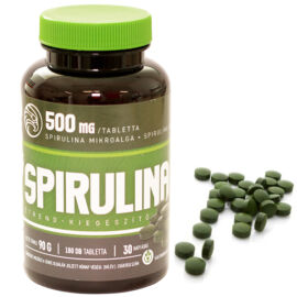 Mannavita SPIRULINA tabletta 500 mg étrend-kiegészítő, 180 db