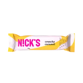 N!ck’s Crunchy Caramel - Ropogós mandulagrillázs tejcsokoládéval leöntve 28 g - Reform Nagyker