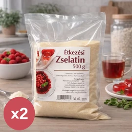 N&amp;amp;Z Étkezési Zselatin DUO 2×500 g csomagolás, 200 Bloom értékű porzselatin konyhai felhasználásra
