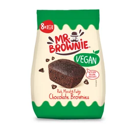 Mr. Brownie Vegán Brownie Belga Csoki darabokkal 200 g