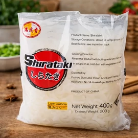 Shirataki Szénhidrátmentes udon forma konjac tészta 400 g