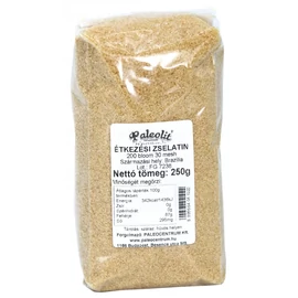 Paleolit étkezési marha zselatin 200 bloom 250 g csomagolásban, közepes gélerősségű zselésítő por konyhai felhasználásra