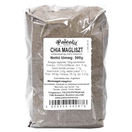 Paleolit Chia magliszt 500 g csomagolás, paleo sütéshez és diétás sűrítéshez ajánlott magliszt.