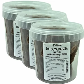 Paleolit Datolya paszta natúr TRIO 3X500 g