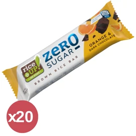 Rice UP! Zero Rizsszelet narancsízű étcsokoládéval 20x18 g – gluténmentes, cukormentes, ropogós snack