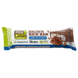 Rice UP! Puffasztott barna rizsszelet tejcsokoládéval 18 g