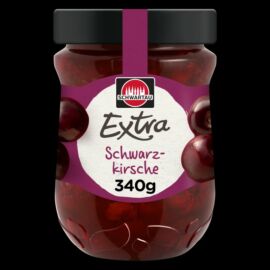 Schwartau Extra fekete cseresznye Jam  340 g - Natur Reform