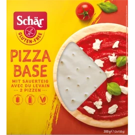 Schär Gluténmentes pizzaalap 300 g – glutén-, tej- és tojásmentes pizzaalap gyors pizzához