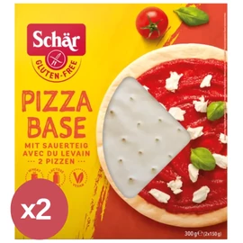 Schär Gluténmentes pizzaalap DUO 2x300 g, tej-, tojás- és laktózmentes pizzatészta