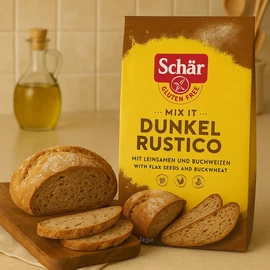 Schär Dunkel Rustico Barna kenyérliszt 1000 g - Reform Nagyker