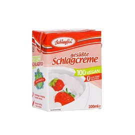 Schlagfix vegán habkrém 15% édesített 200 ml – Reform Nagyker