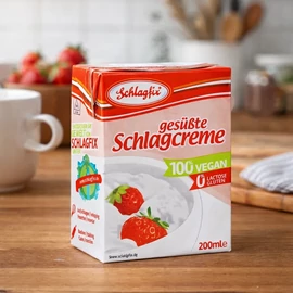 Schlagfix vegán habkrém 15% édesített 200 ml – Reform Nagyker