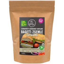 Szafi Free csökkentett szénhidrát-tartalmú gluténmentes bagett/zsemle lisztkeverék 1000 g