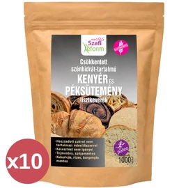 Szafi Reform gluténmentes kenyér és péksütemény lisztkeverék kínáló 10x1000 g csomag