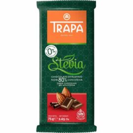 Trapa Stevia nsa 80% étcsokoládé 75 g - Reform Nagyker