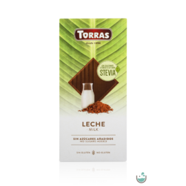 Torras Stevia Tejcsokoládé hozzáadott cukor nélkül (gluténmentes) 100 g